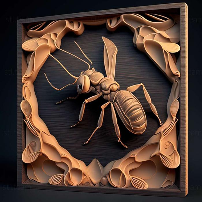 3D модель Camponotus lasiselene (STL)